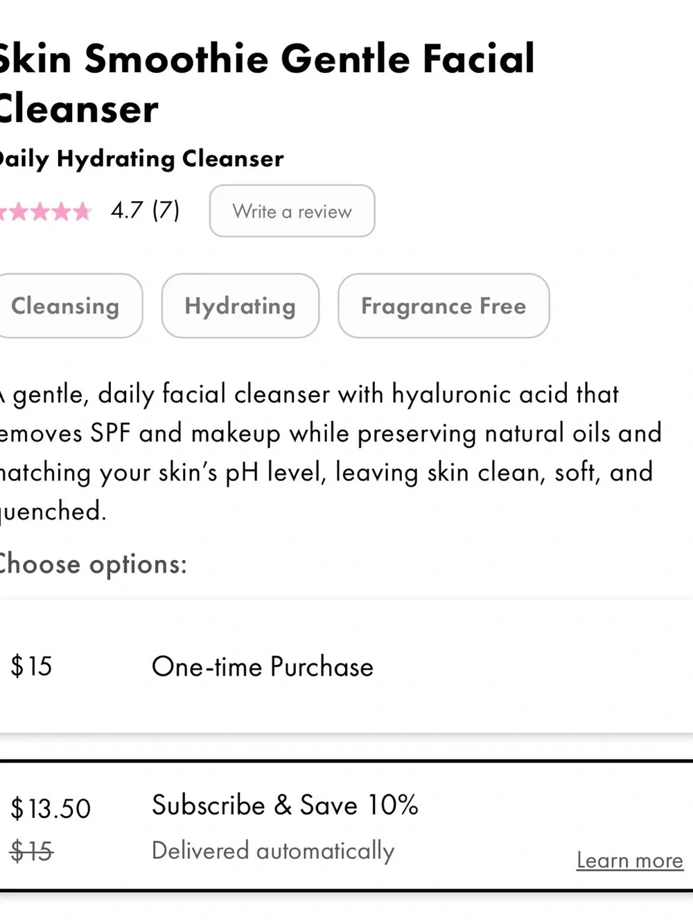 TRULY Pink & Gold Makeup Setting Spray Bottle